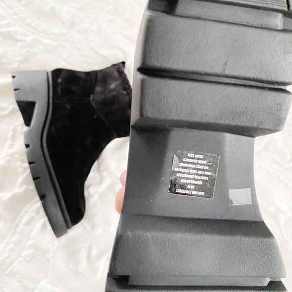 Steve Madden Hatcher Black Suede Boots Size 10 New - Picture 7 of 8